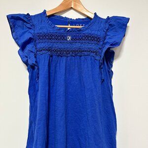 LOFT ROYAL BLUE BLOUSE